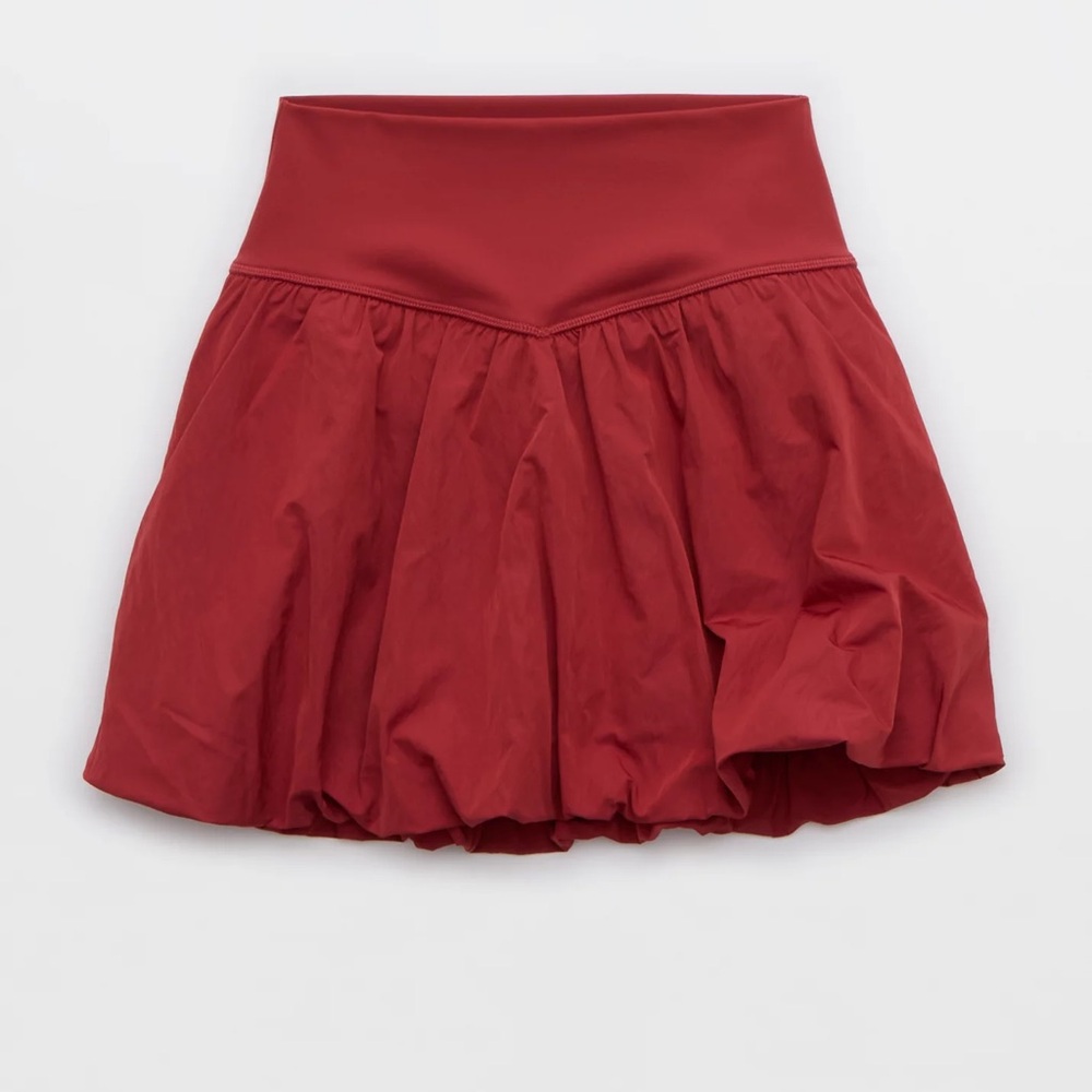 (Set of 2)Offline Aerie Red Orange Two-Piece Crop Top and Skirt Set - Picture 4 of 9